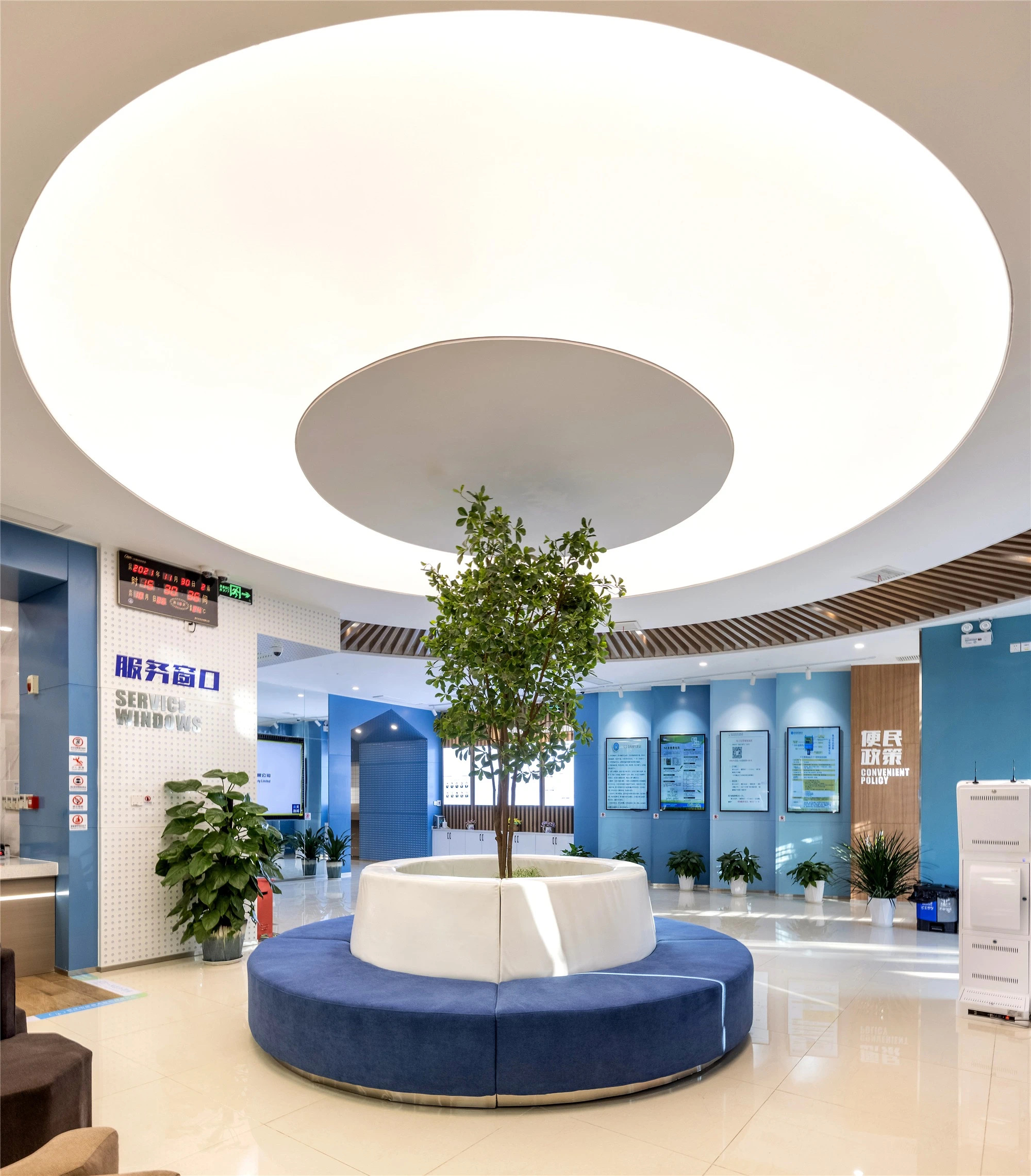 【案例賞析】武漢市車都天然氣營業(yè)廳完工實景展示，開放多元，活力共享！(圖9)