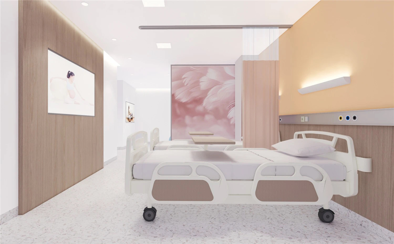 【醫(yī)院案例】婦產(chǎn)醫(yī)院這樣設(shè)計(jì)，簡而不失其華！(圖2)