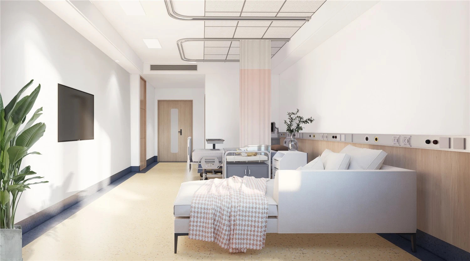 【醫(yī)院案例】婦產(chǎn)醫(yī)院這樣設(shè)計(jì)，簡而不失其華！(圖3)