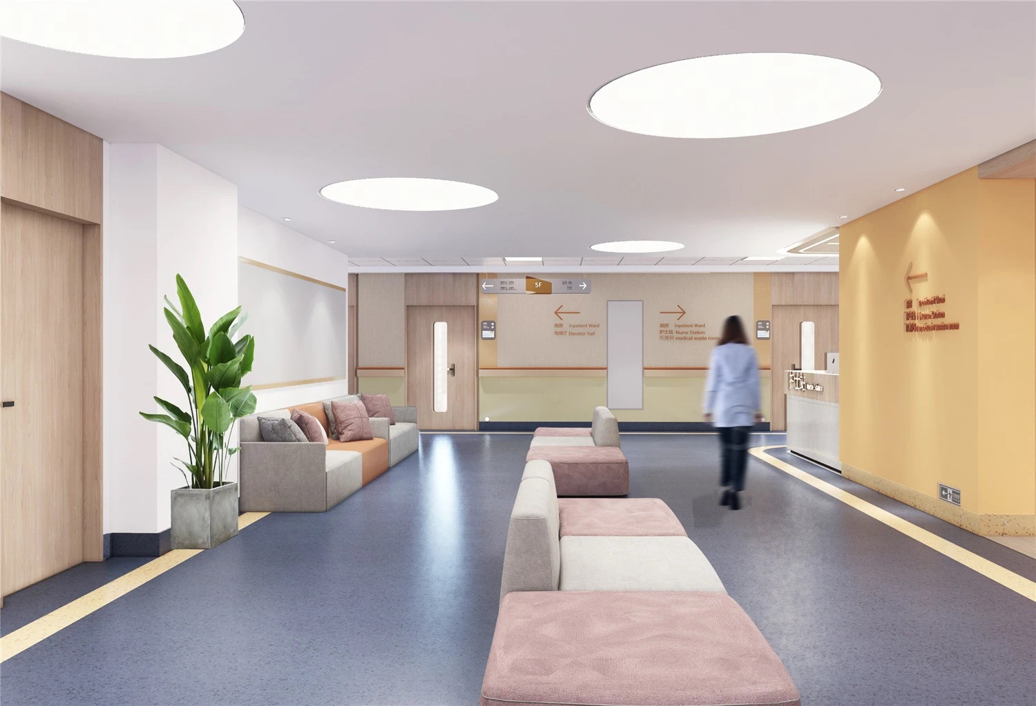 【醫(yī)院案例】婦產(chǎn)醫(yī)院這樣設(shè)計(jì)，簡而不失其華！(圖11)