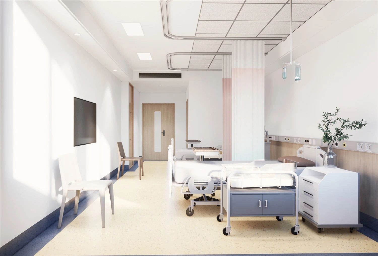 【醫(yī)院案例】婦產(chǎn)醫(yī)院這樣設(shè)計(jì)，簡而不失其華！(圖5)