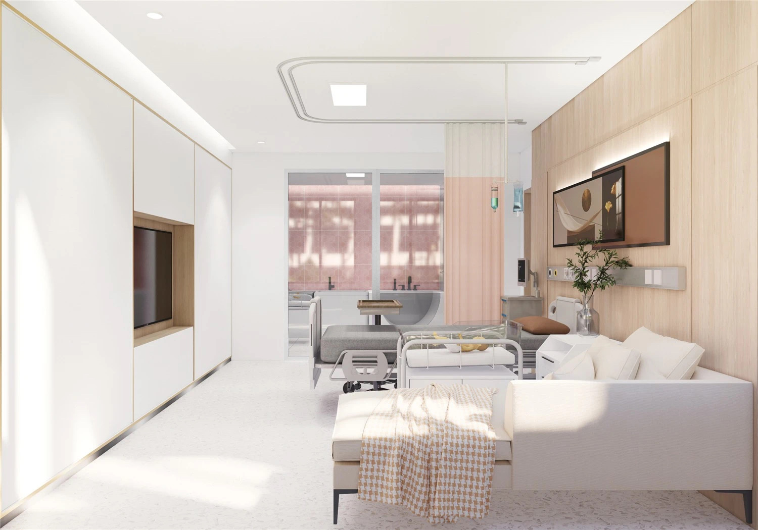 【醫(yī)院案例】婦產(chǎn)醫(yī)院這樣設(shè)計(jì)，簡而不失其華！(圖6)